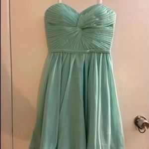 Short mint colored dress